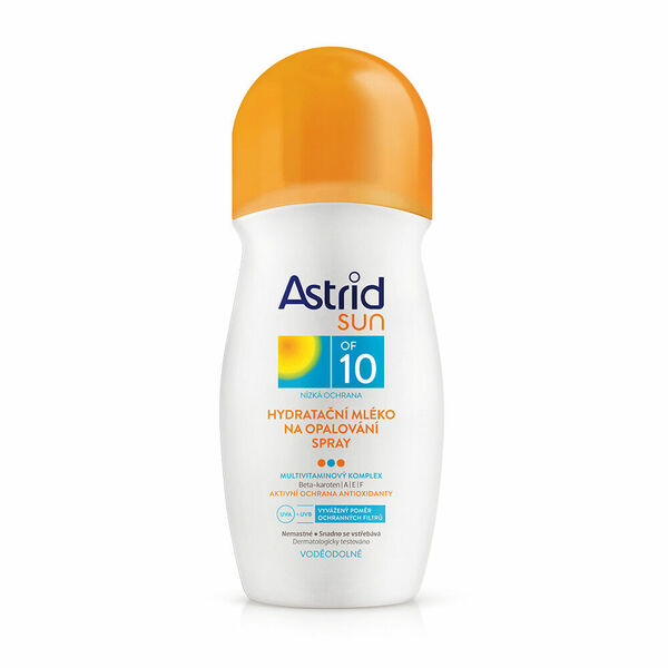 ASTRID Sun Hydratační mléko na opalování Sprej OF 10 200 ml porovnat ceny