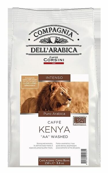 Caffé Corsini  Corsini Kenya "AA" Washed Zrno 250g porovnat ceny