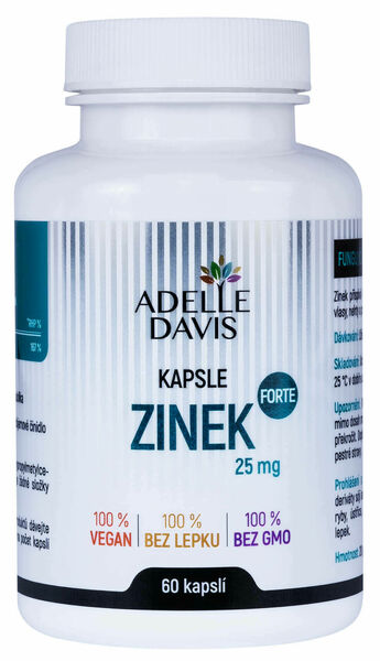 Adelle Davis Zinek Forte 25 mg 60 kapslí porovnat ceny