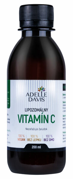 Adelle Davis Lipozomální vitamín C s vápníkem 200ml porovnat ceny