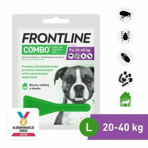 Frontline Combo Spot on Dog L pipeta 1x2.68ml porovnat ceny