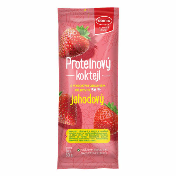 SEMIX Proteinový koktejl jahoda 30 g porovnat ceny