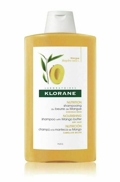 KLORANE Šampon s mangovým máslem na suché a poškozené vlasy 400 ml porovnat ceny