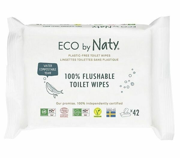 Eco by Naty Vlhčené splachovatelné ubrousky bez vůně 42ks porovnat ceny
