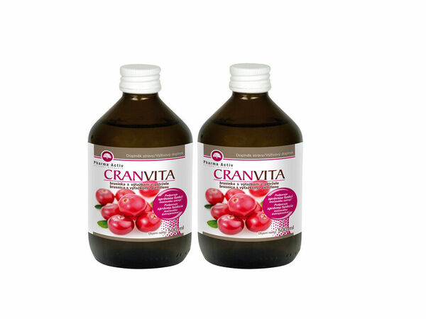 Pharma Activ CRANVITA 500ml 1+1 SET porovnat ceny