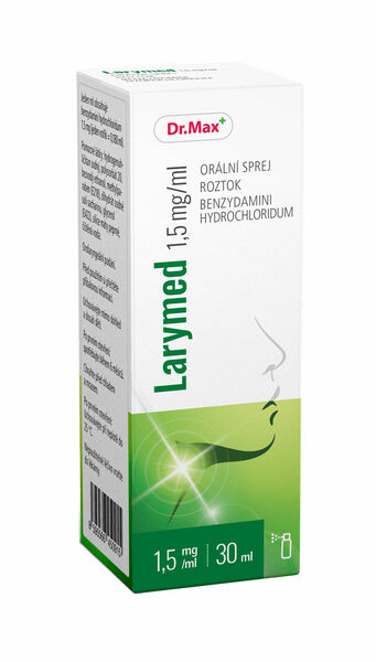 Dr.Max Larymed 1,5 mg/ml orální sprej 30 ml porovnat ceny