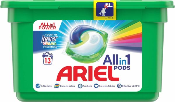 Ariel gelové kapsle Touch of Lenor 13ks porovnat ceny