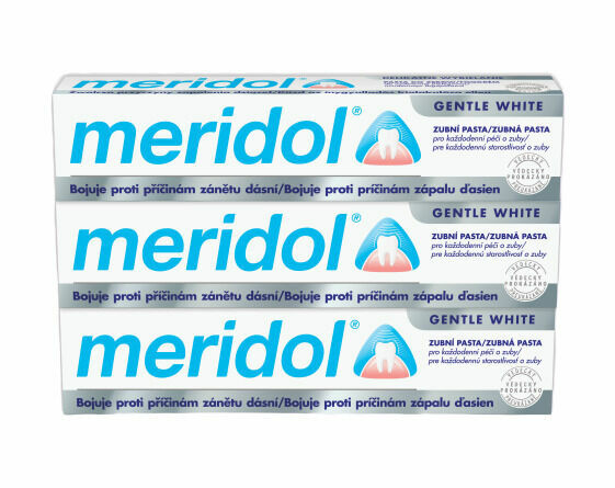 Meridol Zubní pasta Gentle White 3x 75ml porovnat ceny