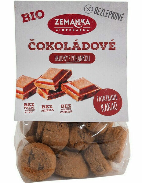 Biopekárna Zemanka  Bezlepkové pohankové bio hrudky s čokoládou porovnat ceny