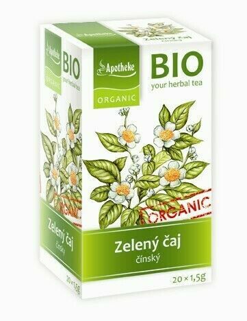 Apotheke BIO Zelený čaj 20x1.5g porovnat ceny