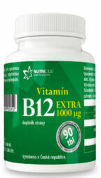 Nutricius Vitamín B12 EXTRA 1000mcg 90 tablet porovnat ceny