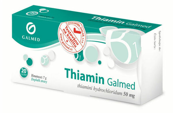Galmed Thiamin 50mg 20 tablet porovnat ceny