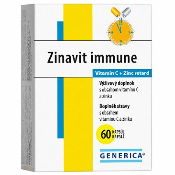 GENERICA Zinavit immune 60 kapslí porovnat ceny