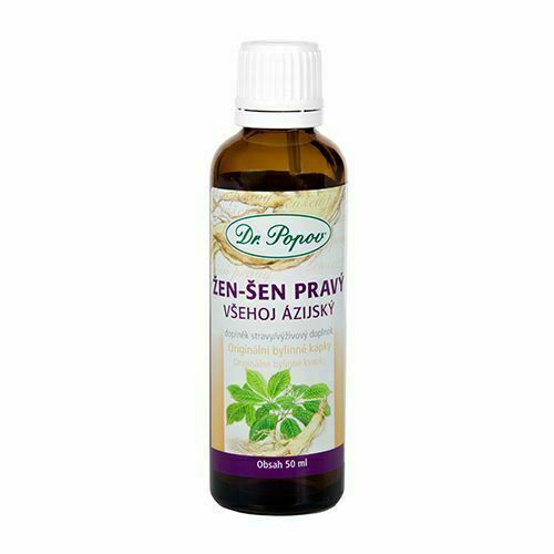 Dr. Popov Žen-šen pravý bylinné kapky 50 ml porovnat ceny