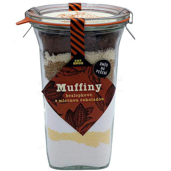 FAT BROTHERS Muffiny s mléčnou čokoládou a kakaem v dóze 535 g porovnat ceny