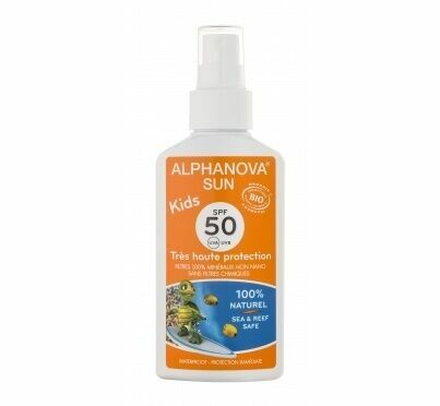 Alphanova  Opalovací krém ve spreji pro děti SPF 50, 125g BIO porovnat ceny