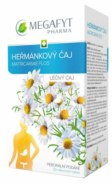 Megafyt Heřmánkový čaj porcovaný 20x1,5g porovnat ceny