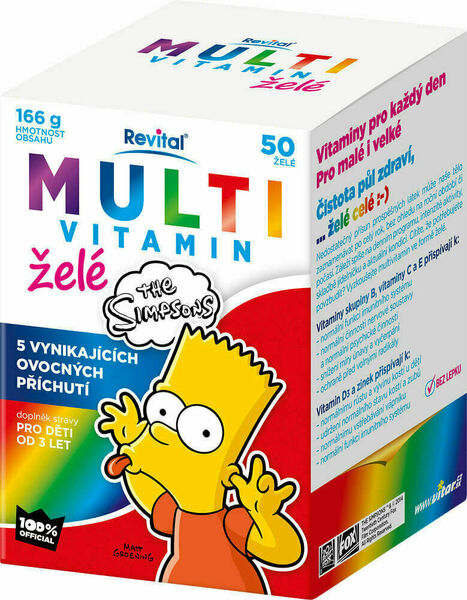 Revital  The Simpsons Multivitamin želé 50ks porovnat ceny