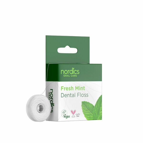 NORDICS Dentální nit Fresh Mint z kukuřičného škrobu 50m porovnat ceny