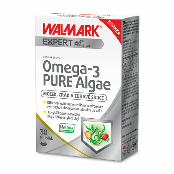 Walmark Omega-3 PURE Algae 30 tobolek porovnat ceny