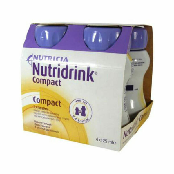NUTRIDRINK Compact s příchutí Banánovou roztok  4x125 ml porovnat ceny