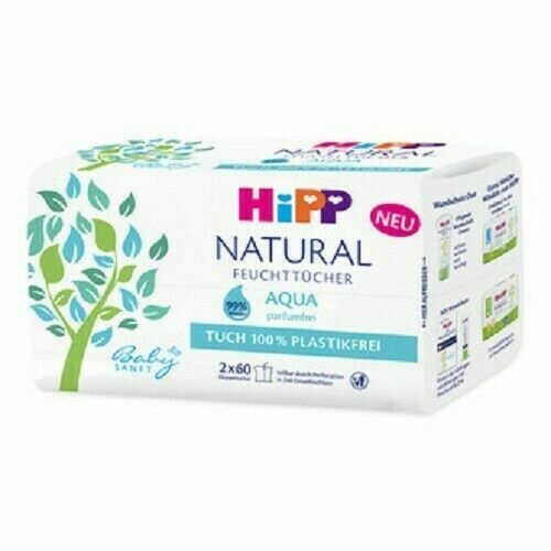 HiPP BABYSANFT Čist.vlh.ubrousky AQUA 2x60 porovnat ceny