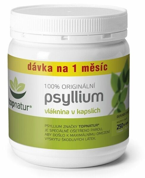 Topnatur Psyllium 250 kapslí porovnat ceny