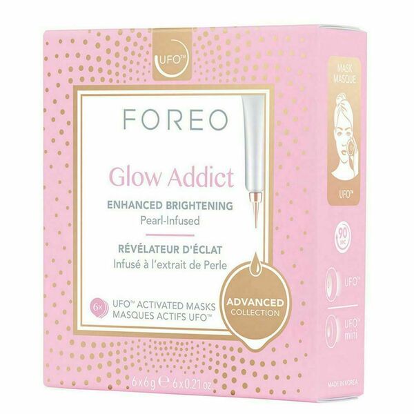 Foreo  Glow Addict UFO/UFO mini Vylepšená rozjasňující maska na obličej 6x6g porovnat ceny