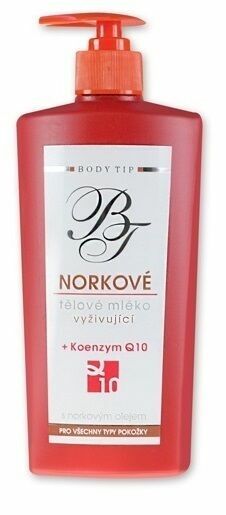 Body Tip Norkové tělové mléko hydr.koenz.Q10 400ml porovnat ceny