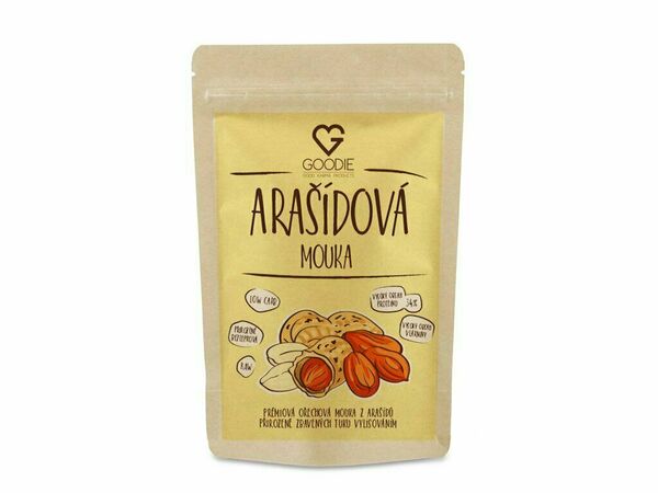 GOODIE Arašídová (proteinová) mouka 200g porovnat ceny