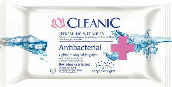 Harper Hygienics Cleanic Antibakteriální vlhčené ubrousky 15ks porovnat ceny