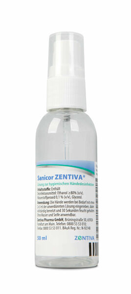 Anti-COVID Zentiva  Sanicor Zentiva Dezinf. roztok na ruce 50ml porovnat ceny