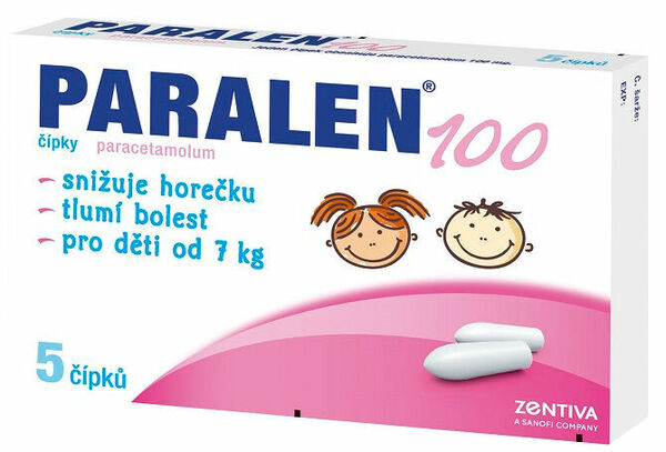 Paralen®  Paralen 100 čípek 5 ks porovnat ceny