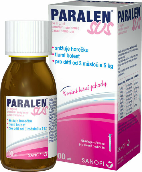 Paralen® 24mg/ml suspenze 100ml porovnat ceny