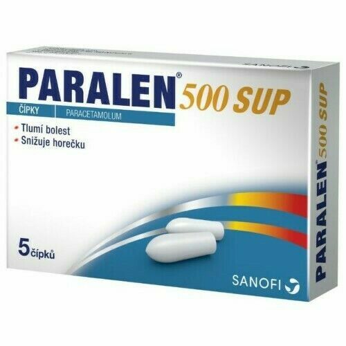 PARALEN 500MG čípek 5 porovnat ceny