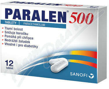 Paralen®  Paralen 500 500mg 12 tablet porovnat ceny