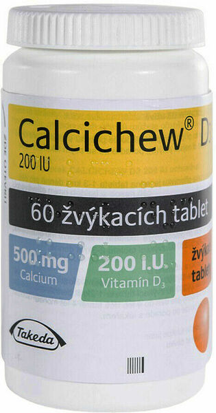 Calcichew D3 žvýkací tablety 60ks porovnat ceny