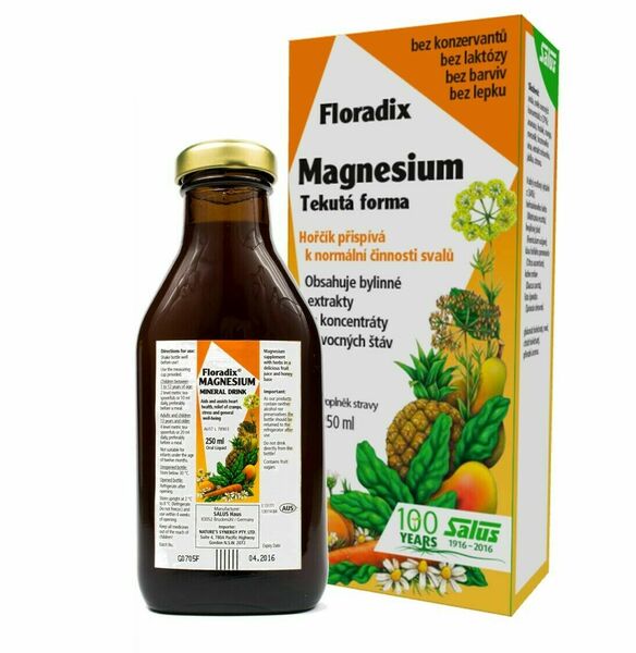 SALUS Floradix Magnesium 250ml porovnat ceny