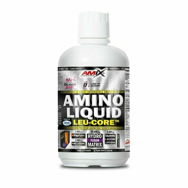 Amix Amino LEU-CORE liquid, Chocolate, 920ml porovnat ceny