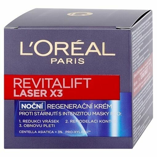 L'Oréal Paris  Revitalift Laser X3 noční péče proti vráskám 50ml porovnat ceny