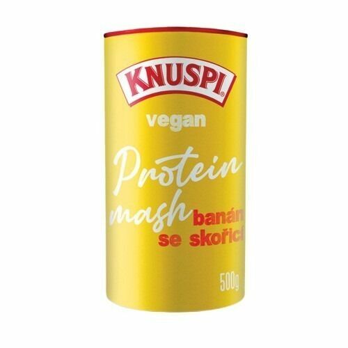 KNUSPI Vegan proteinová kaše banán se skořicí dóza 500g porovnat ceny