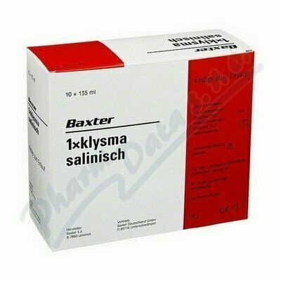 Baxter Klysma salinické 10x135ml porovnat ceny