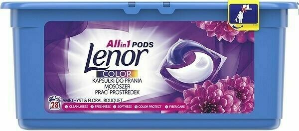 Lenor Amethyst & Floral Bouquet Gelové kapsle 28ks porovnat ceny