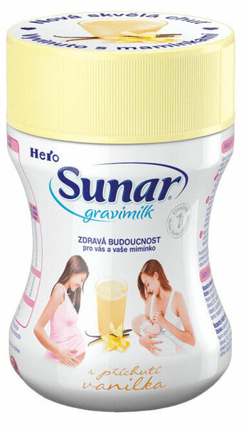 Sunar gravimilk s přichutí vanilka 300g porovnat ceny