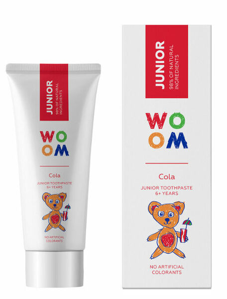 Woom Junior Cola dětská zubní pasta od 6 let 50 ml porovnat ceny