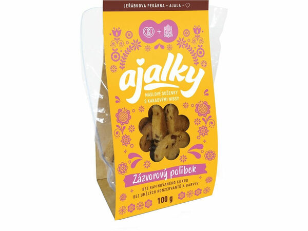 Ajala  Ajalky Zázvorový polibek 100g porovnat ceny