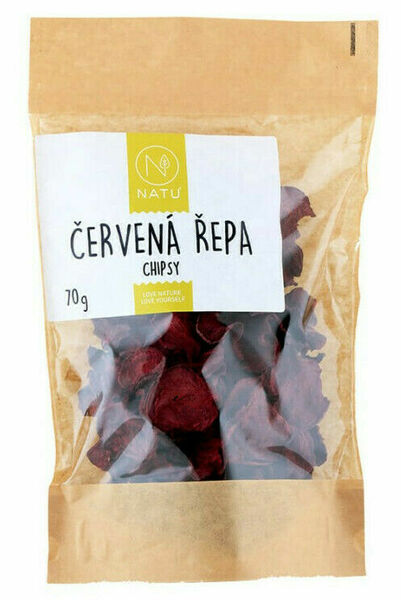 Natu  Červená řepa chipsy 70g porovnat ceny