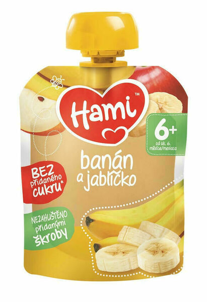 Hami kapsička banán a jablíčko 90g porovnat ceny