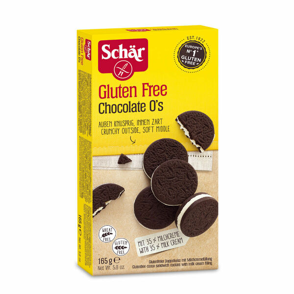 SCHÄR Chocolate Oś kakaové sušenky bez lepku 165 g porovnat ceny