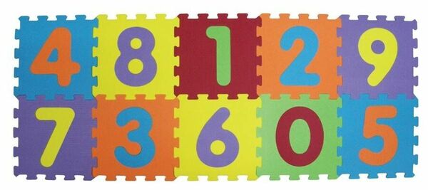 Ludi  Puzzle pěnové 143x48 cm čísla porovnat ceny